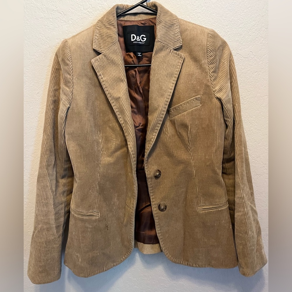 Corduroy Dolce and Gabbana blazer